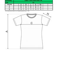 Custom Printed Embroidered Promotional white Ladies T-Shirts 133 size chart www.ontimeprint.co.uk