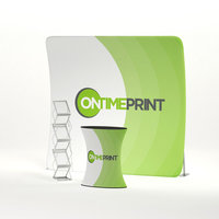 Exhibition Display Kit- Presto Classic Fabric Display & Quick Automatic Counter & Zig Zag Brochure Stand- www.ontimeprint.co.uk