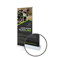 Economy Roller Banners 800x2000mm Printing UK, Next Day Delivery - www.ontimeprint.co.uk