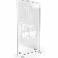 Smart Frame Dividers 100 x 200 cm, screen with a wipe clean surface, free UK delivery, www.ontimeprint.co.uk