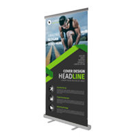 Economy Roller Banners - ROLLUP Printing UK, Next Day Delivery - www.ontimeprint.co.uk