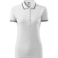 Custom Embroidered Promotional white Ladies Polo Shirts 220 cheap printing UK www.ontimeprint.co.uk