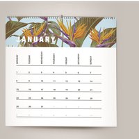 Personalised Spiral Bound Wall Calendar www.ontimeprint.com