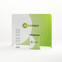 Exhibition Display Kit- Presto Straight Fabric Display & Quick Automatic Counter & Zig Zag Brochure Stand- www.ontimeprint.co.uk