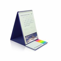 Custom printed desk calendar 2019 with notepads and index markers, www.ontimeprint.co.uk