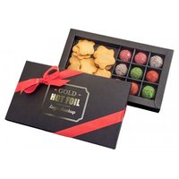Personalised  set of spicy cookies and Belgian Chocolates, www.ontimeprint.co.uk