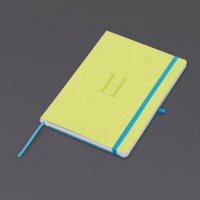 Elegant Personalised Soft Touch Notebook. A great gift idea. www.ontimeprint.co.uk