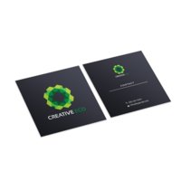 Cheap UK Printing Square business cards www.ontimeprint.co.uk