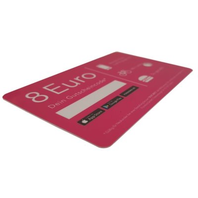 Gift Card with single signature strip- www.ontimeprint.co.uk