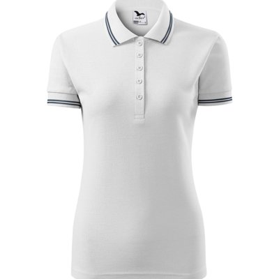Custom Embroidered Promotional white Ladies Polo Shirts 220 cheap printing UK www.ontimeprint.co.uk