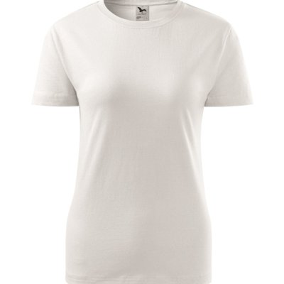 Custom Printed Embroidered Promotional white Ladies T-Shirts 133 cheap printing UK www.ontimeprint.co.uk