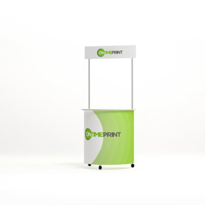 Classic Promotional Counter, strong aluminium frame! www.ontimeprint.co.uk