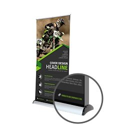 Double Sided Roller Banners medium Printing UK, Next Day Delivery - www.ontimeprint.co.uk