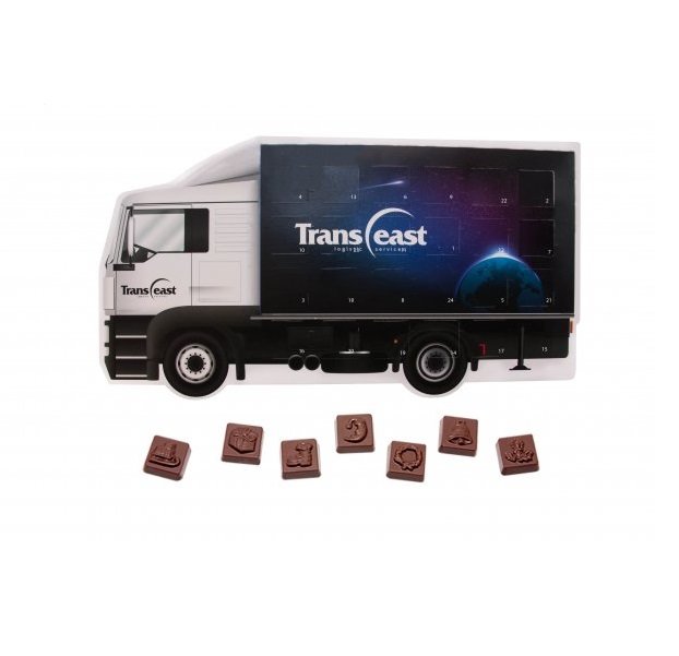 Personalised Truck Advent Calendar FREE Delivery