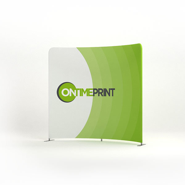 Presto Curved Fabric Display Printing UK, Next Day Delivery - www.ontimeprint.co.uk