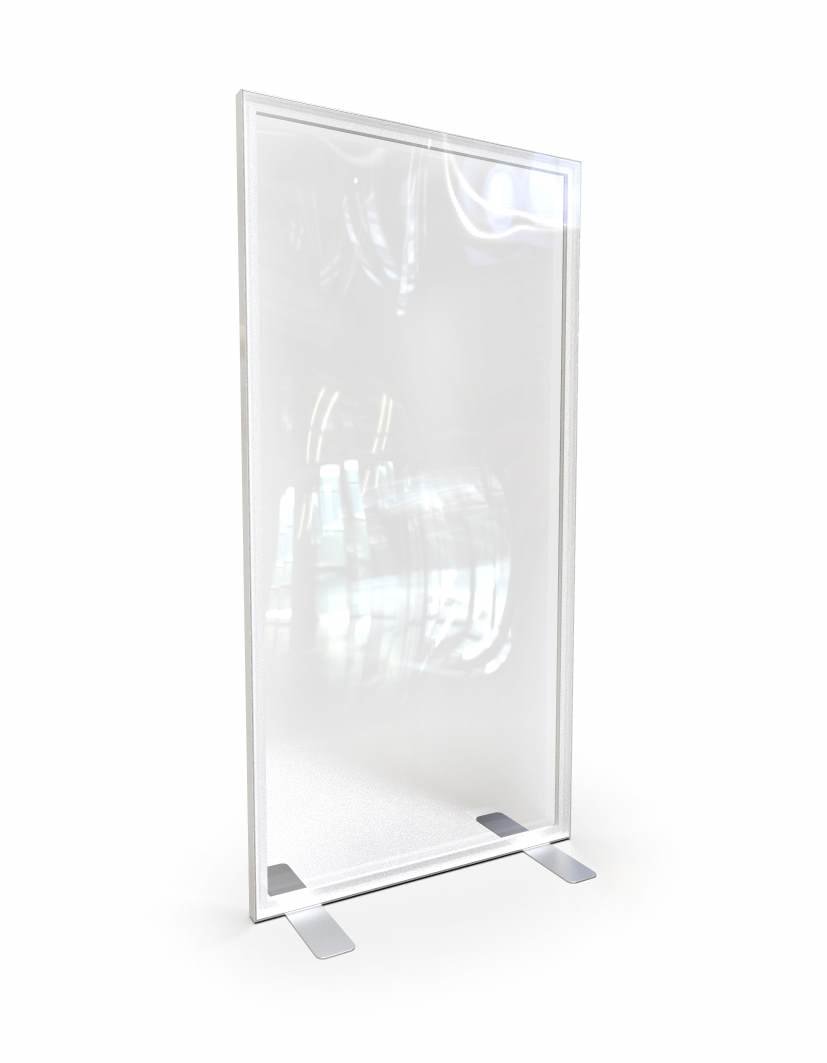 Smart Frame Dividers 100 x 200 cm, screen with a wipe clean surface, free UK delivery, www.ontimeprint.co.uk