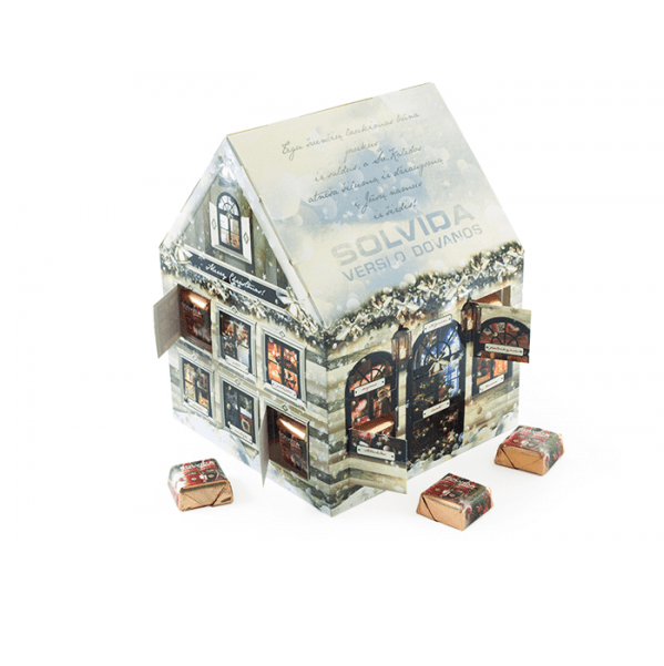 Bespoke Printed House Advent Calendar- www.ontimeprint.co.uk