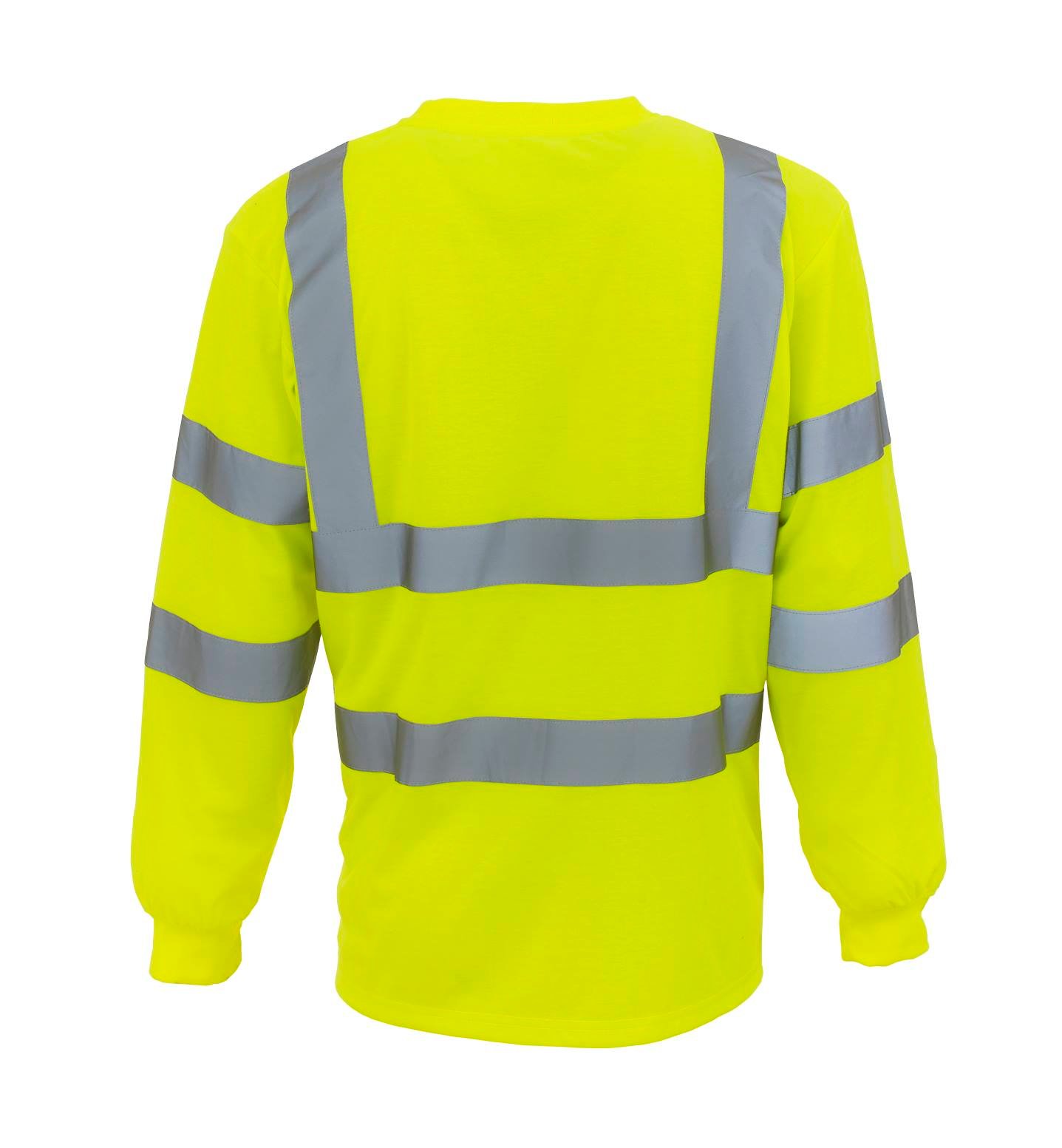 Personalised Hi Vis Long Sleeve T-SHIRT, FREE delivery