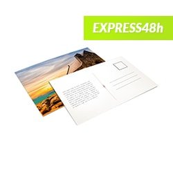 Cheap UK Printing Bespoke postcards express 48h - www.ontimeprint.co.uk